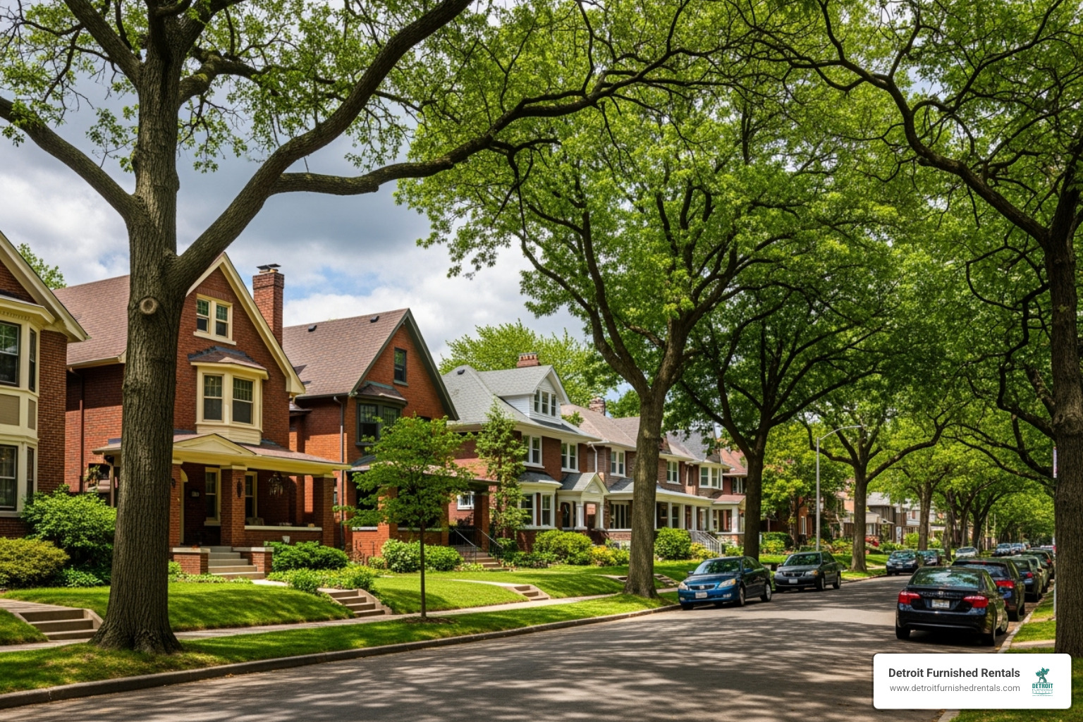 A scenic Detroit neighborhood rental - week long house rental