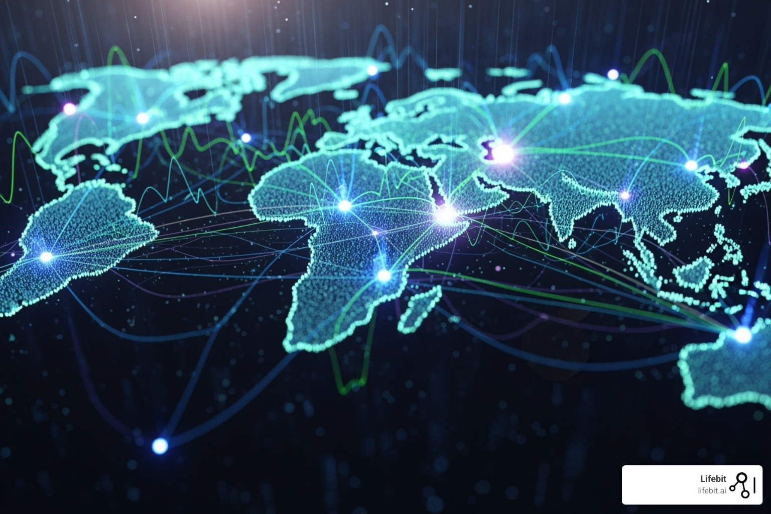 A network of interconnected global health data for real-time analysis - AI for pharmacovigilance