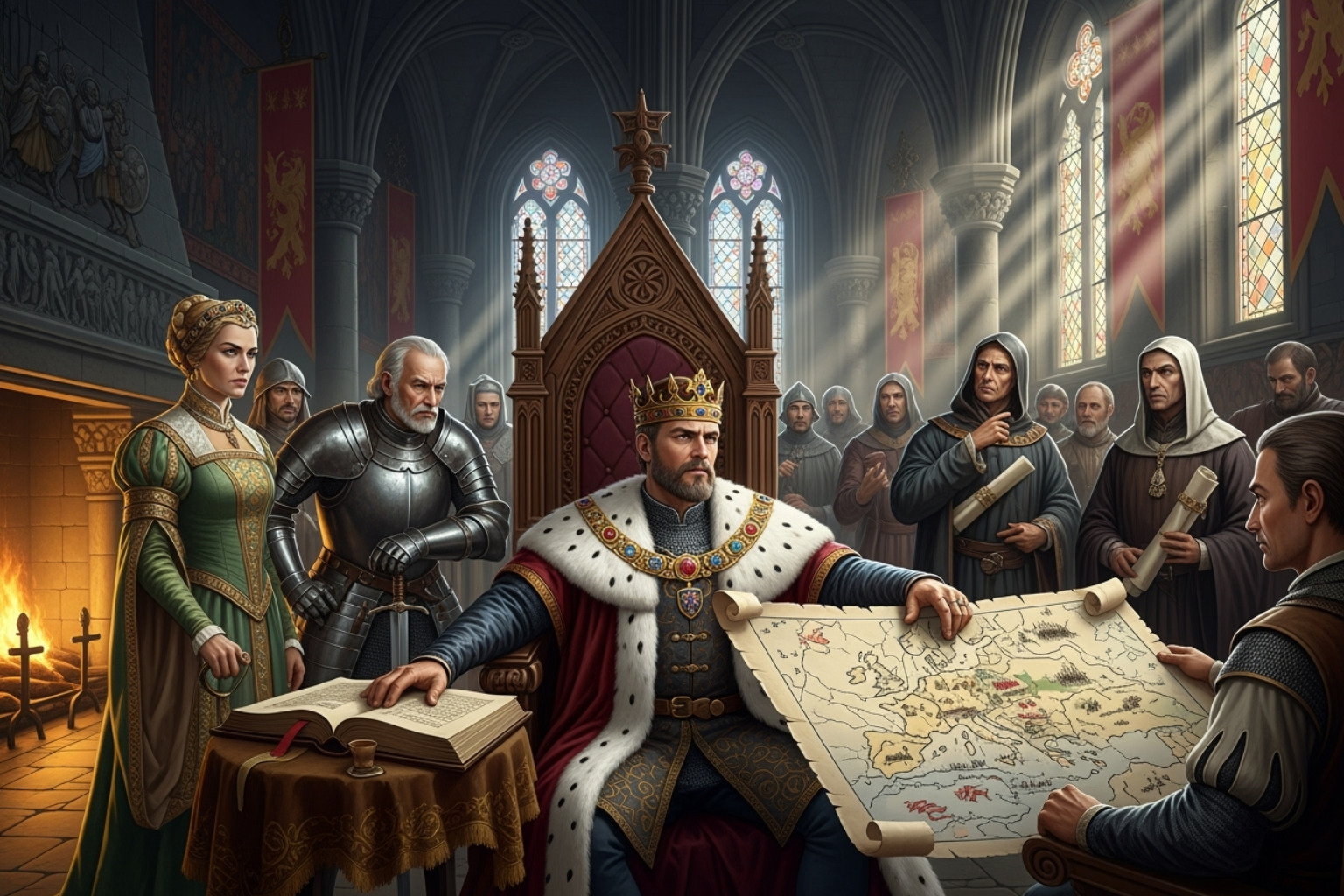 Unique in-game moment from a custom-generated scenario