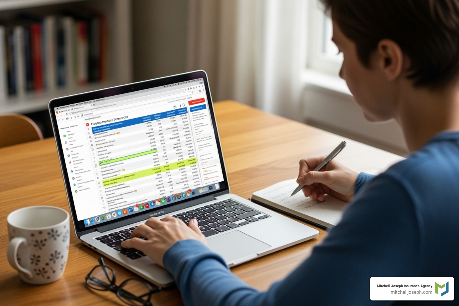 of a person comparing insurance quotes on a laptop - pop up camper insurance of a person comparing insurance quotes on a laptop - pop up camper insurance