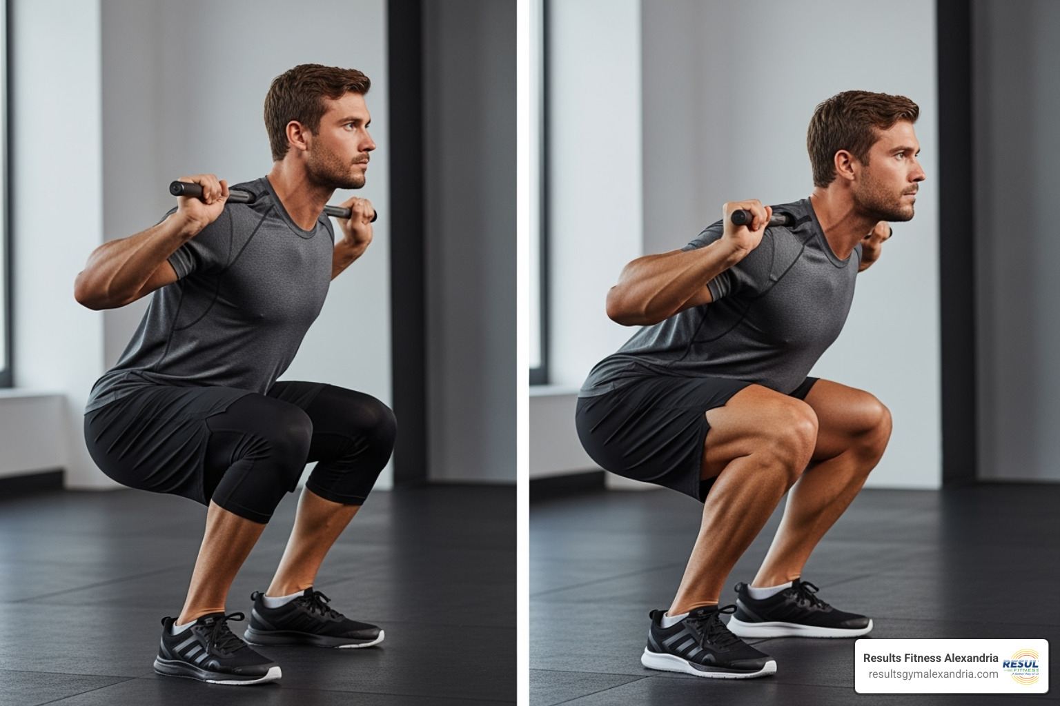 Proper vs Poor Squat Form - cardio pump workout Proper vs Poor Squat Form - cardio pump workout