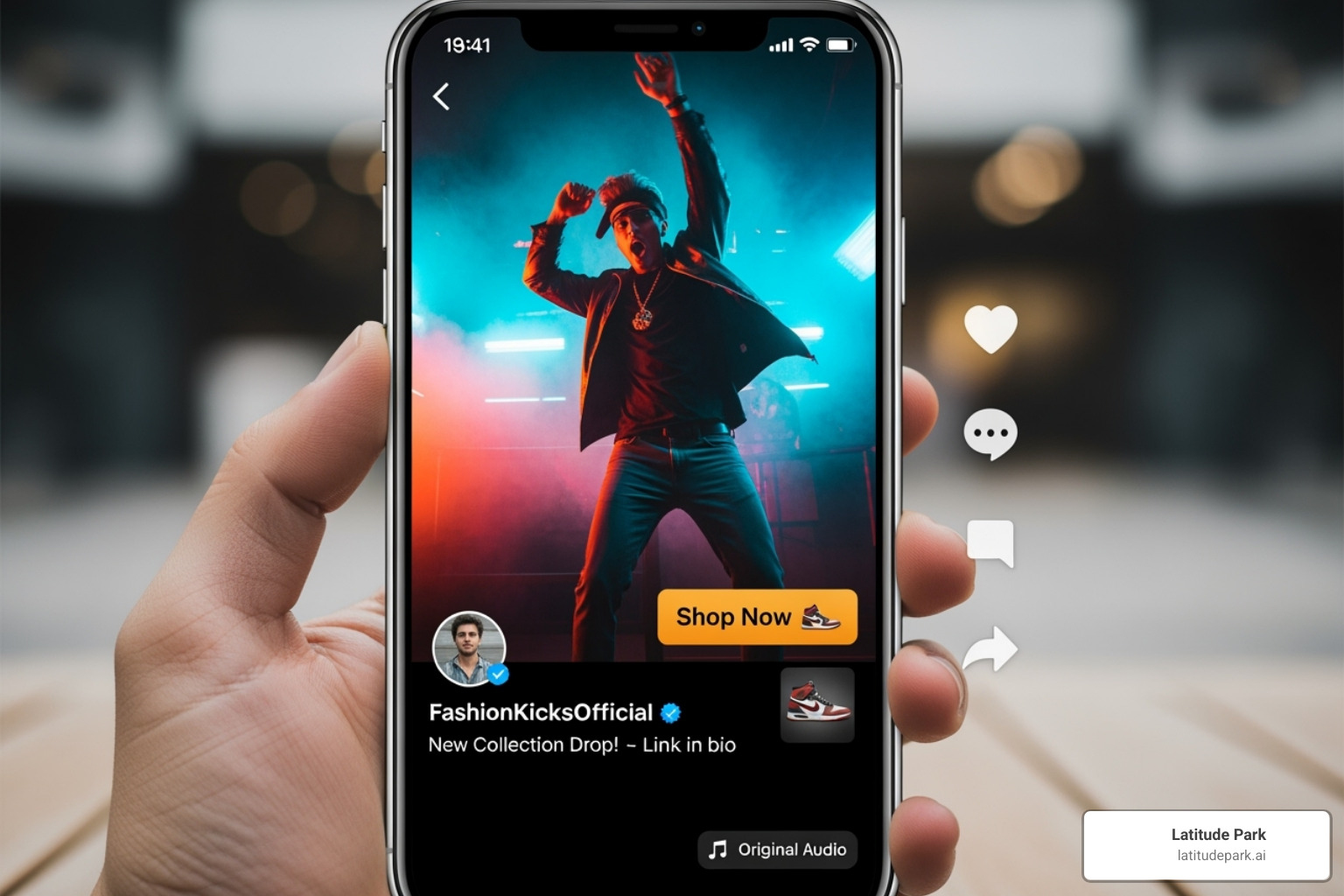 image showing the different TikTok ad formats on a phone screen - Best TikTok ad strategy