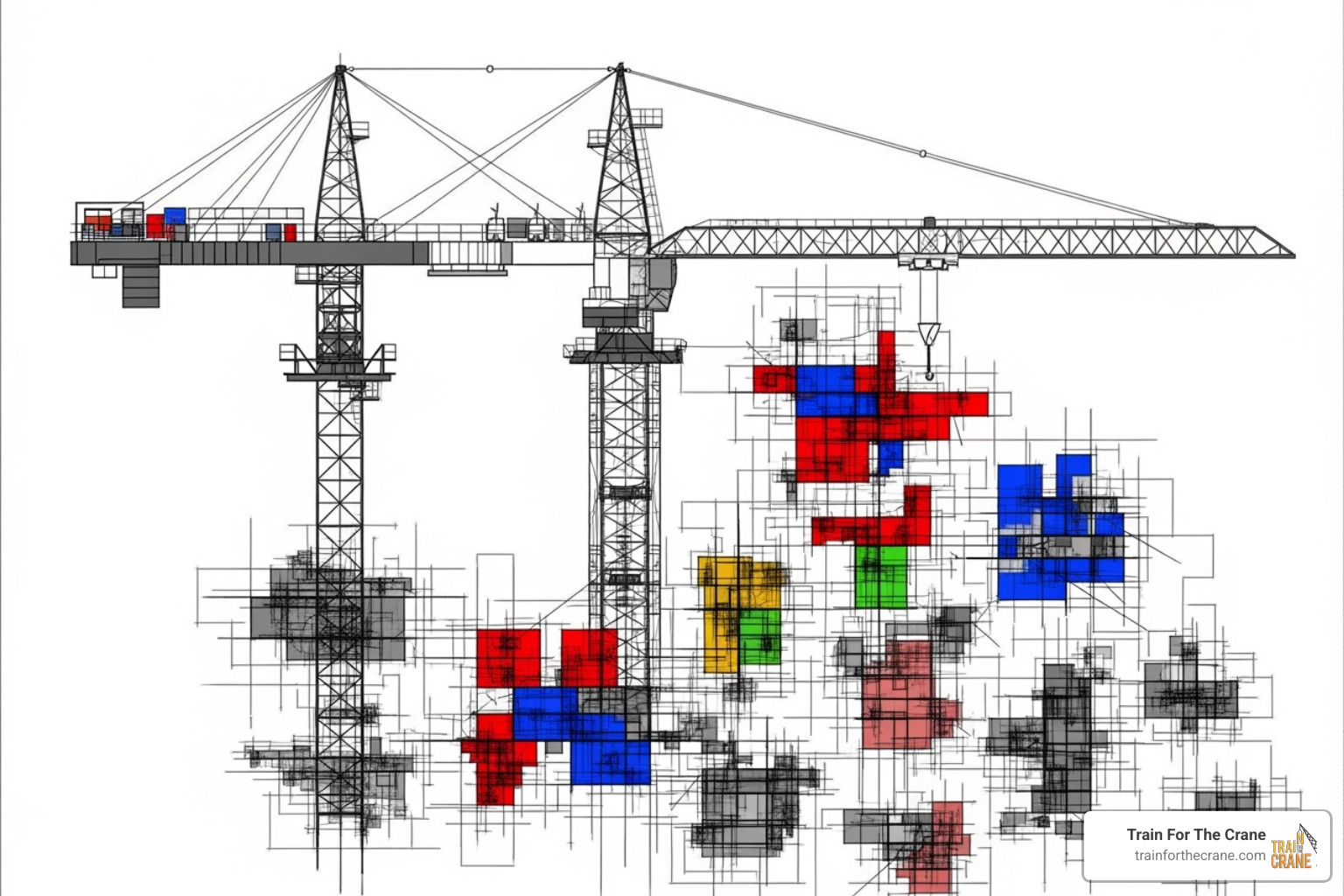 A sample crane load chart with key sections highlighted, showing different configurations and capacities - nccco sample questions A sample crane load chart with key sections highlighted, showing different configurations and capacities - nccco sample questions