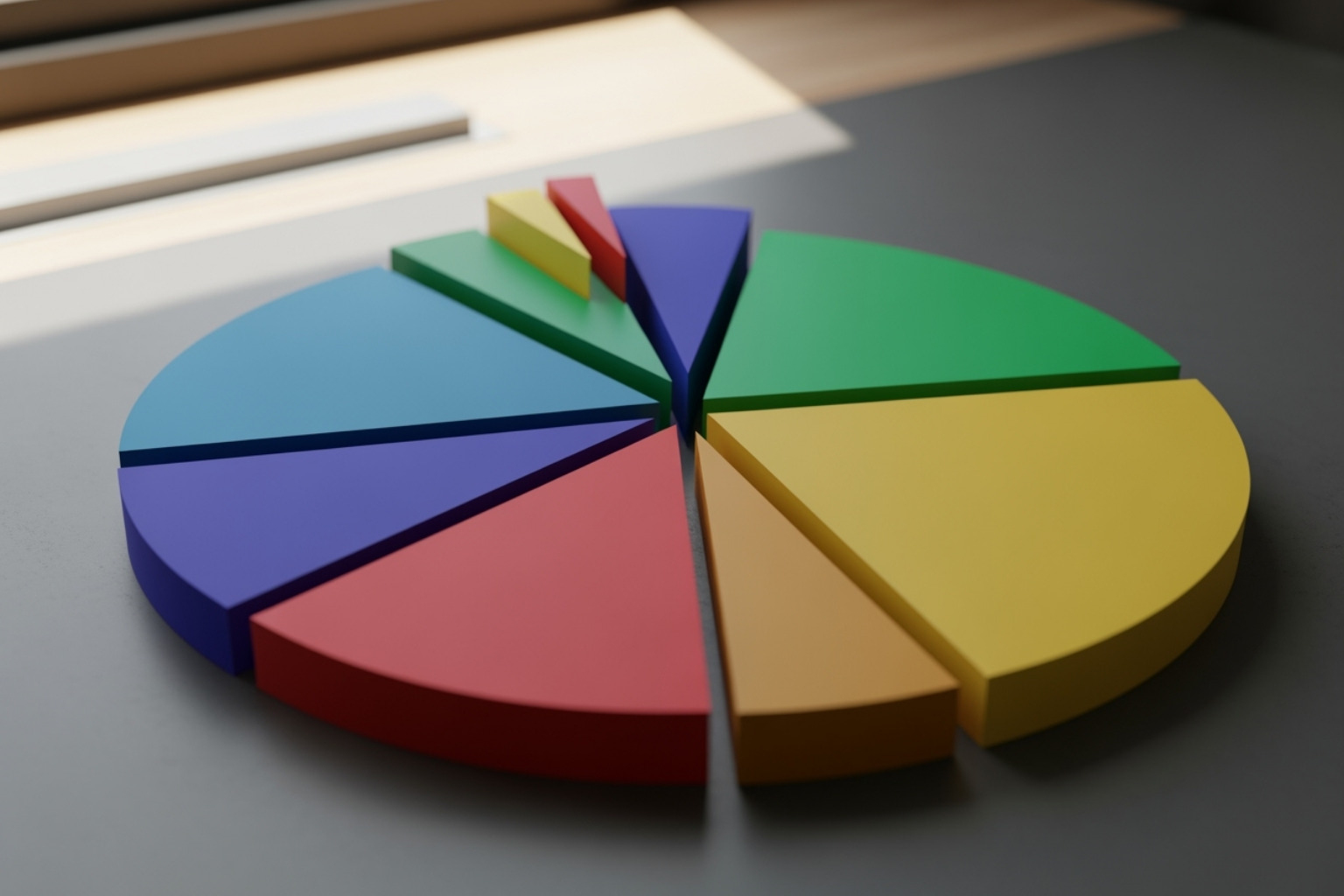 A diversified investment portfolio shown as a colorful pie chart, illustrating various asset classes - 5starsstocks.com best stocks