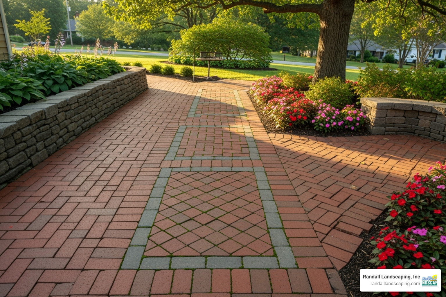 brick patterns - brick walkway contractors