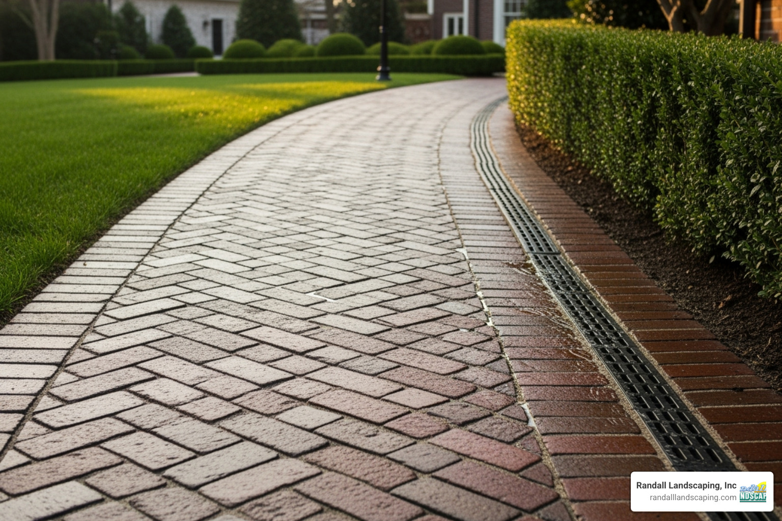 brick walkway drainage - brick walkway contractors