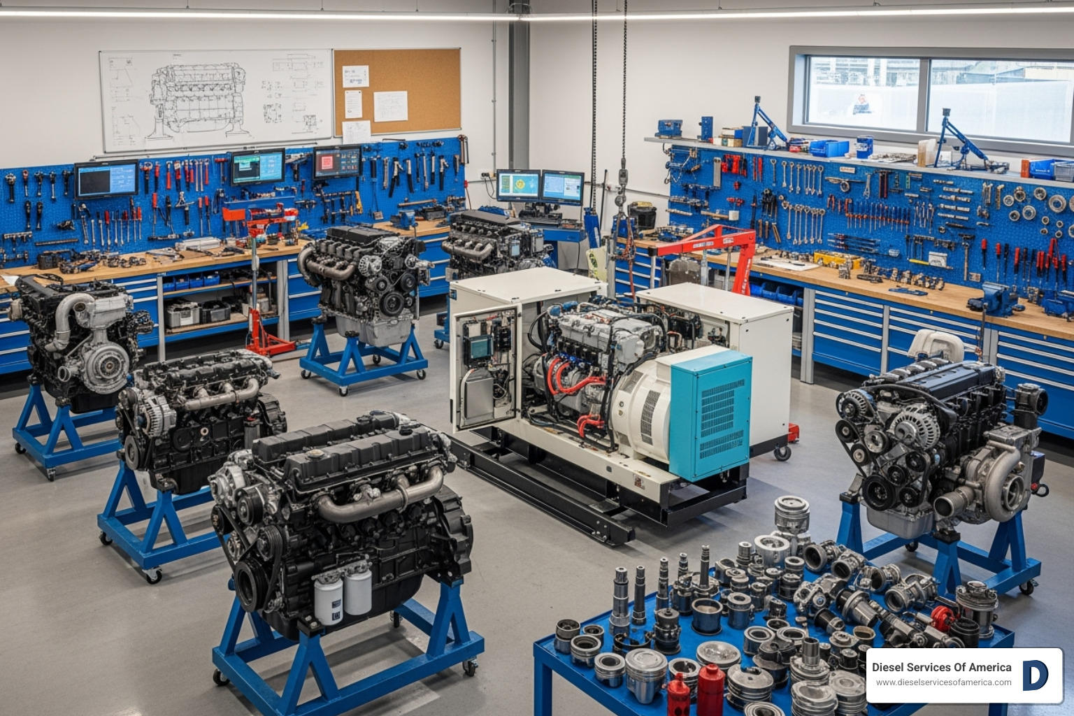 professional workshop specializing in marine diesel engines and generators - westerbeke generator repair