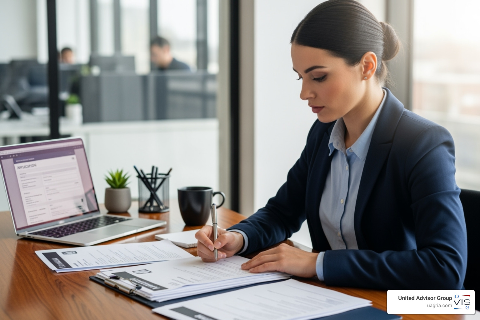 hiring manager reviewing resumes - where to recruit financial advisors