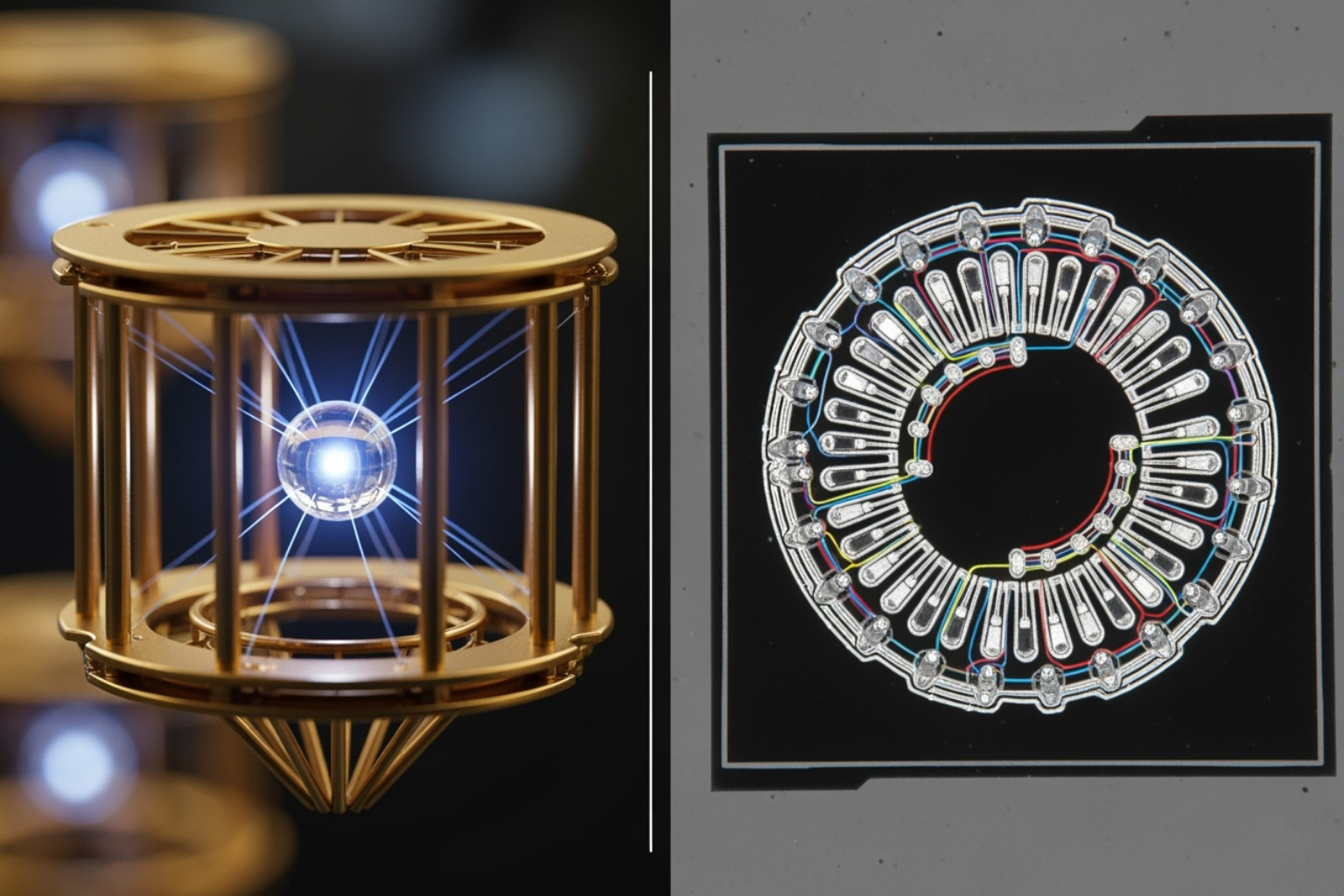 illustrating different qubit technologies like trapped-ion vs superconducting - best quantum computing stocks