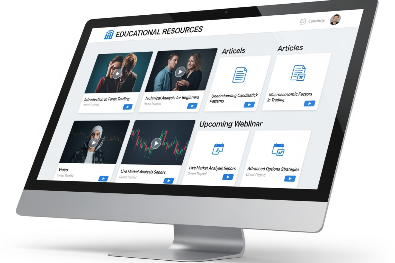Screenshot of FintechZoom's educational resources section, showing various articles, video tutorials, and webinars on trading strategies and market analysis - fintechzoom.com forex market