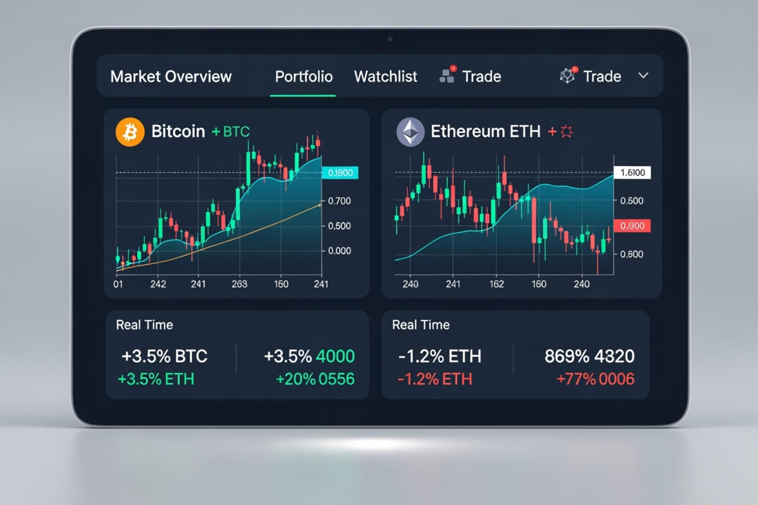 Fintechzoom.com crypto section showing Bitcoin and Ethereum prices - fintechzoom.com us markets today