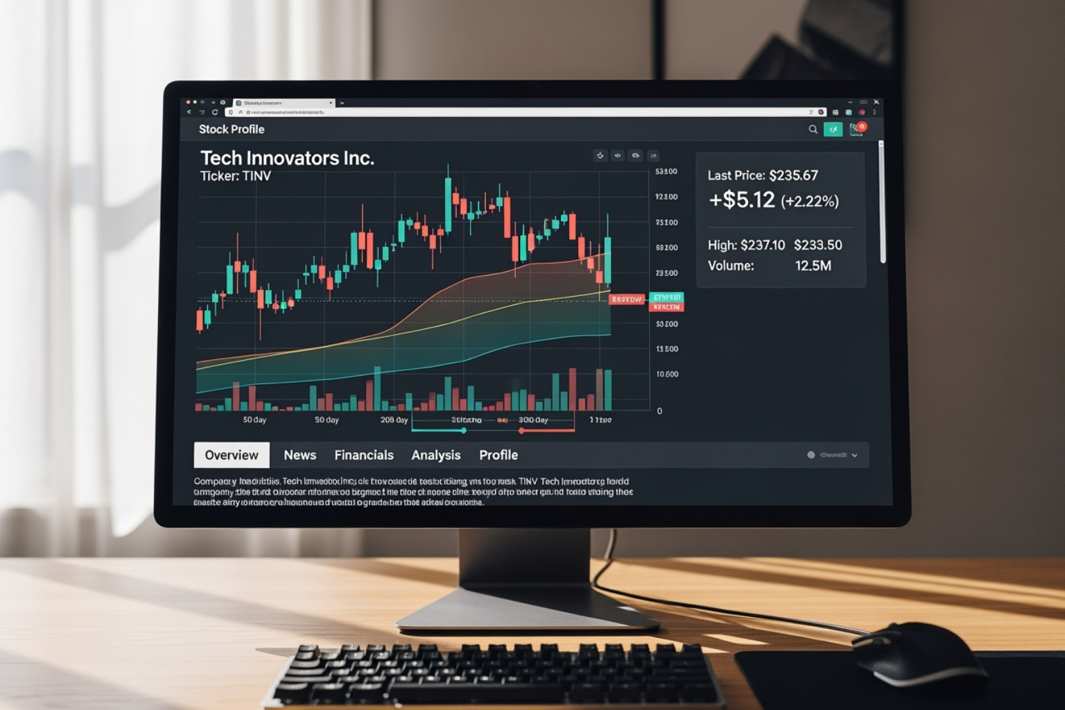 Specific stock page on Fintechzoom.com, like NVDA or AAPL - fintechzoom.com us markets today