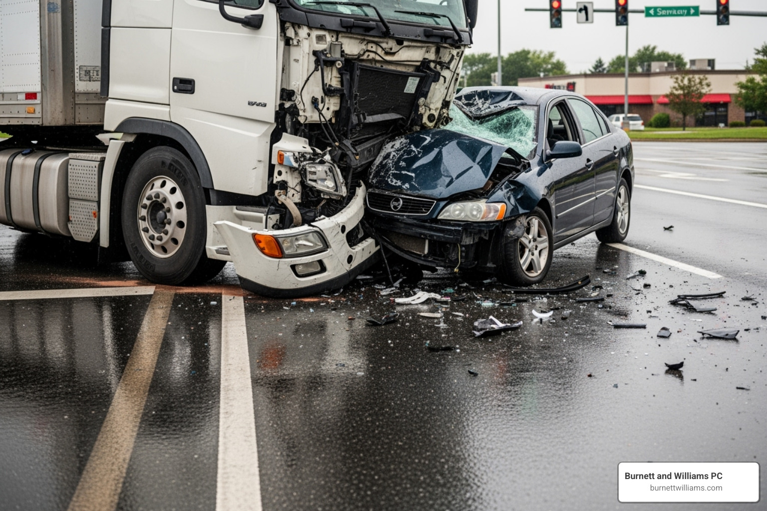 Image illustrating the concept of fault in an accident - Orange truck accident lawyer