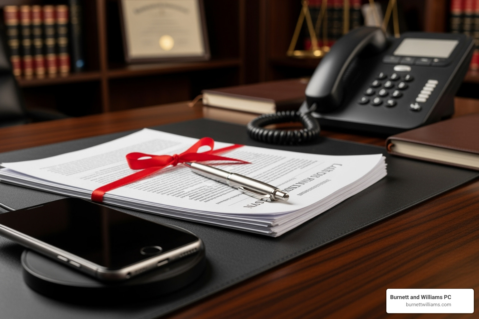 Attorney confidently negotiating on the phone, richmond car accident attorneys