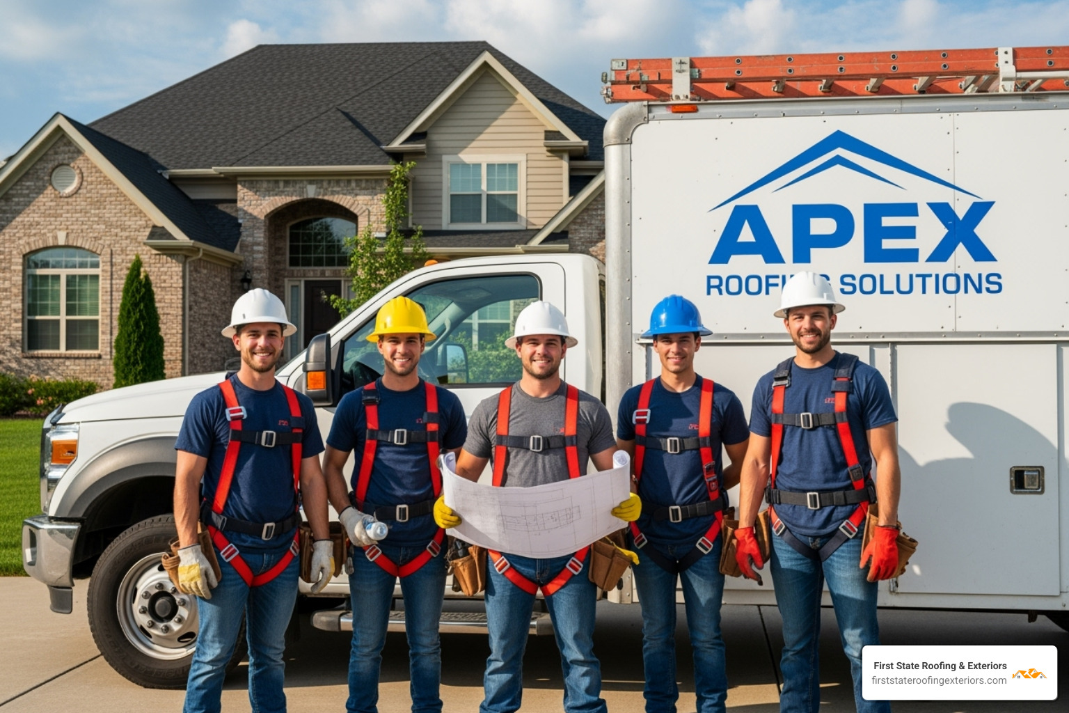 First State Roofing & Exteriors team - emergency tarping service