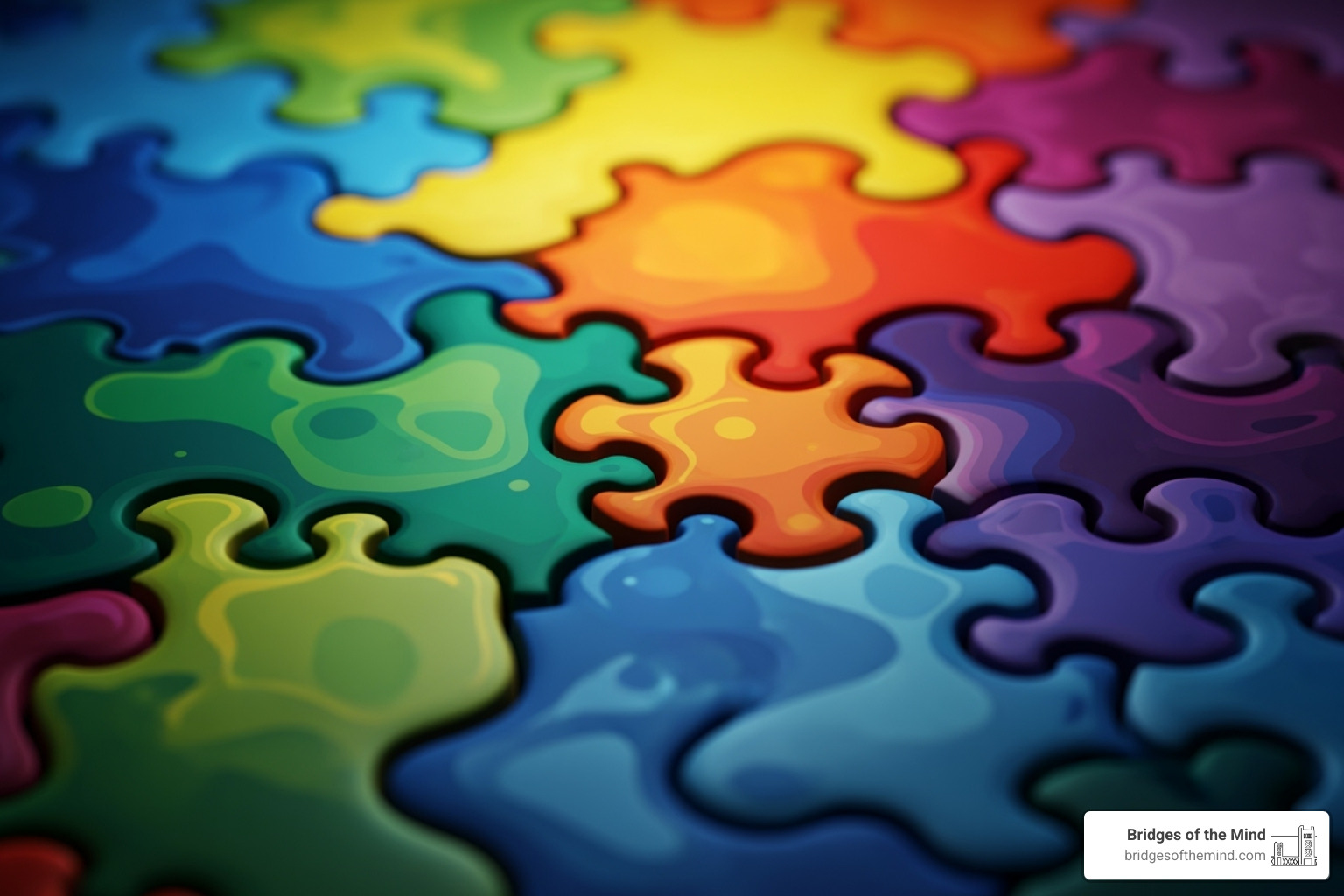 diverse, abstract puzzle pieces fitting together - psychological testing near me