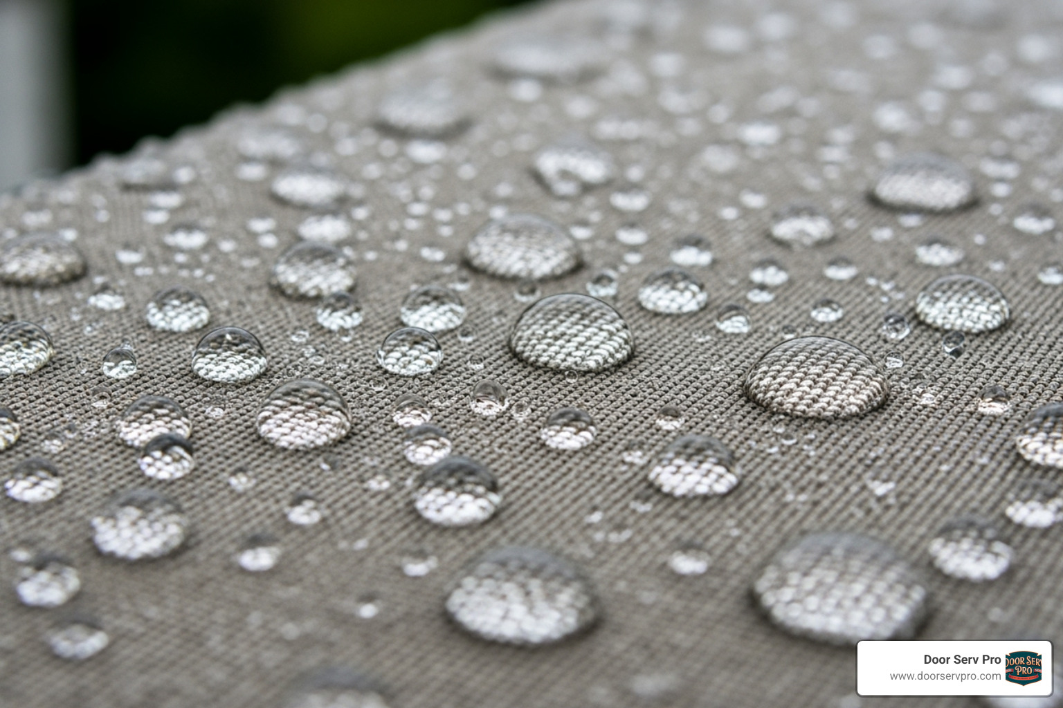 water beading on awning fabric - Awning fabric sun protection