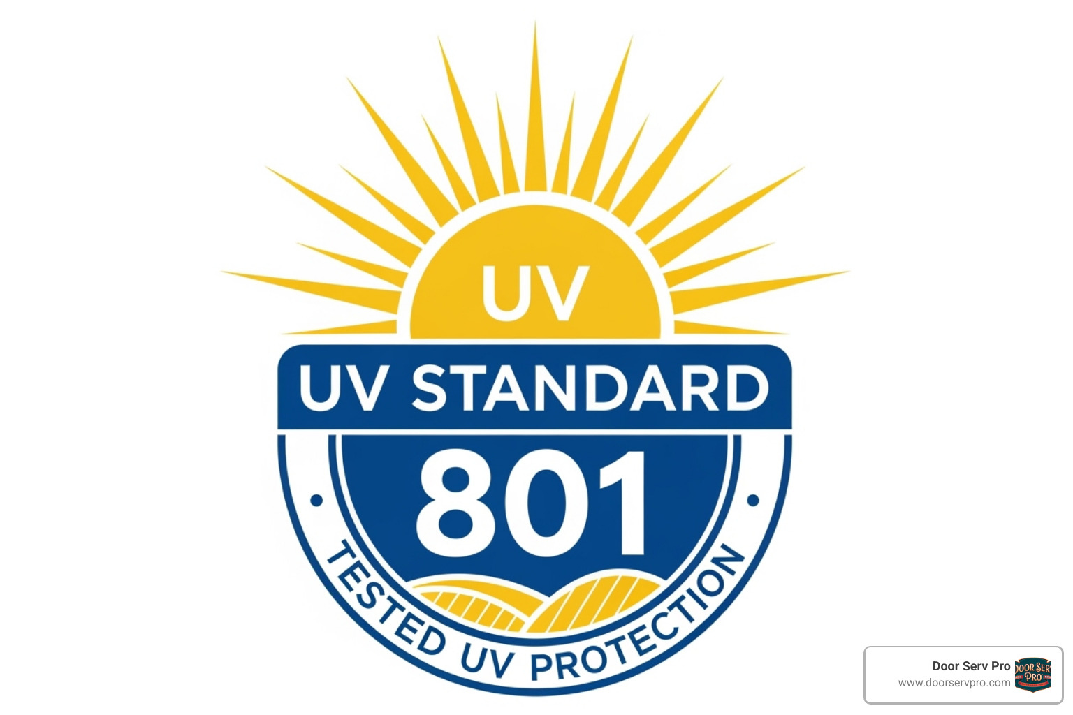 UV Standard 801 logo - Awning fabric sun protection