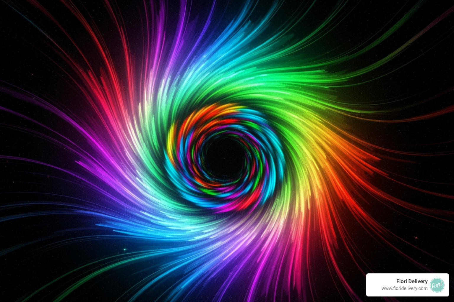The iconic stargate sequence from 2001: A Space Odyssey, depicting swirling, psychedelic colors and patterns - movies to watch stoned