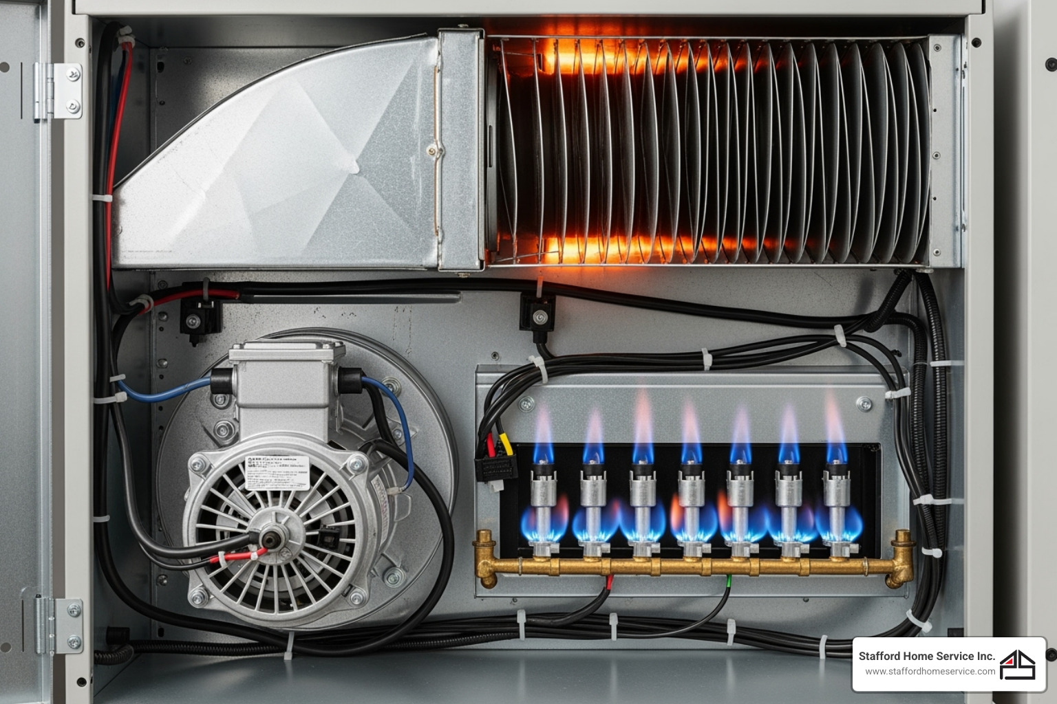 furnace's internal components with labels - heater not working furnace's internal components with labels - heater not working