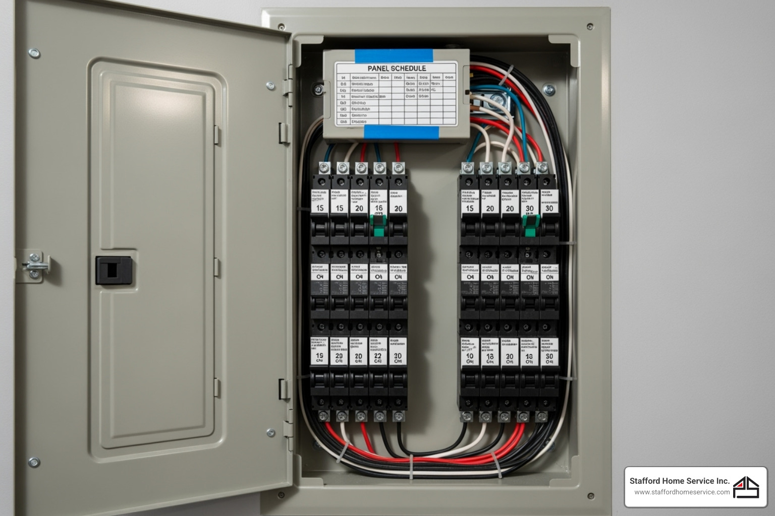 modern consumer unit - Electrical fuse box