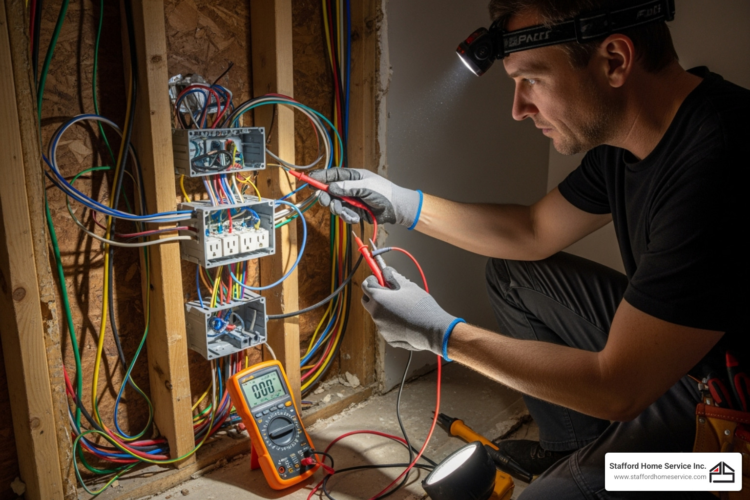 electrician troubleshooting complex wiring - electrician minneapolis