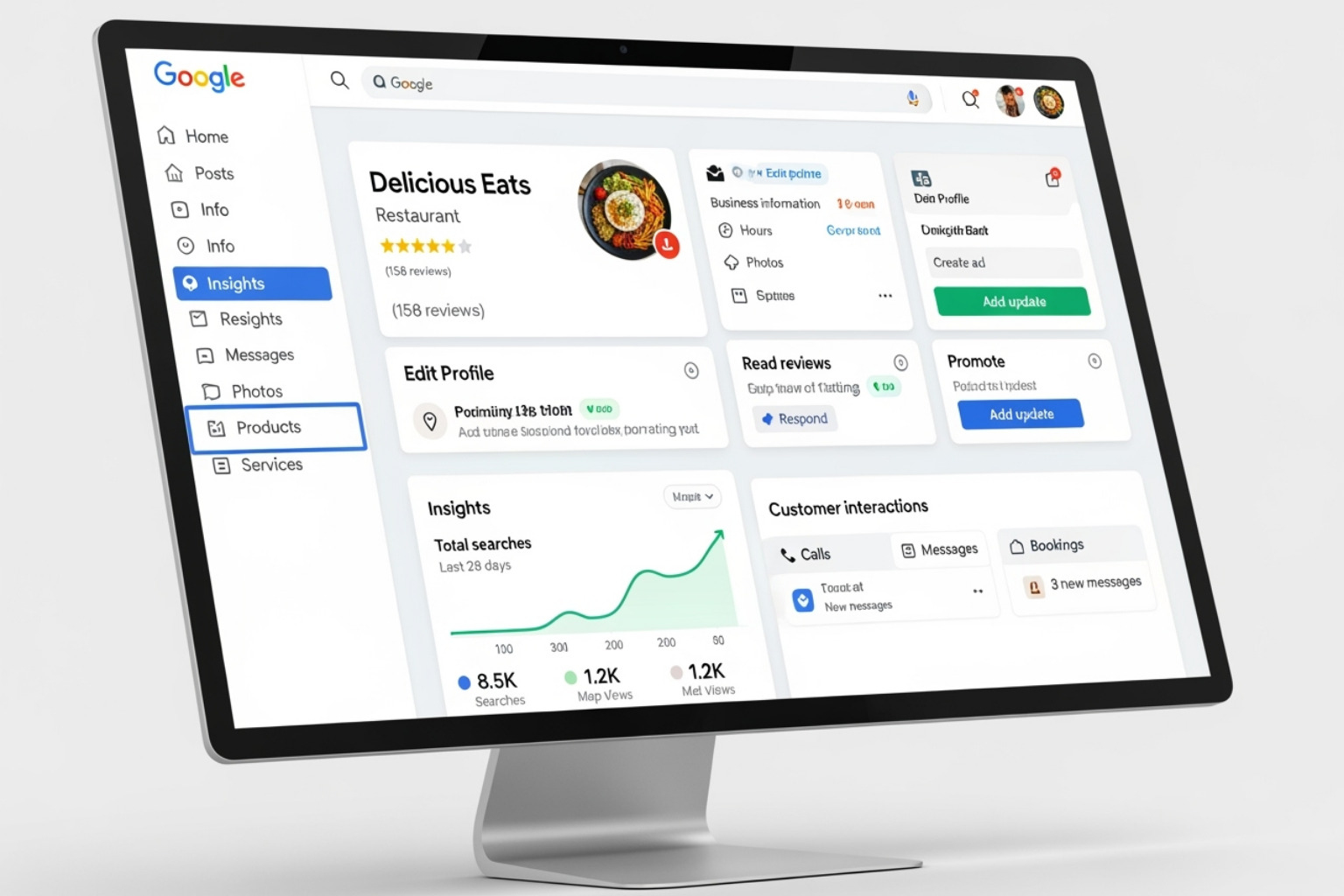 Google Business Profile dashboard - how to manage google my business account