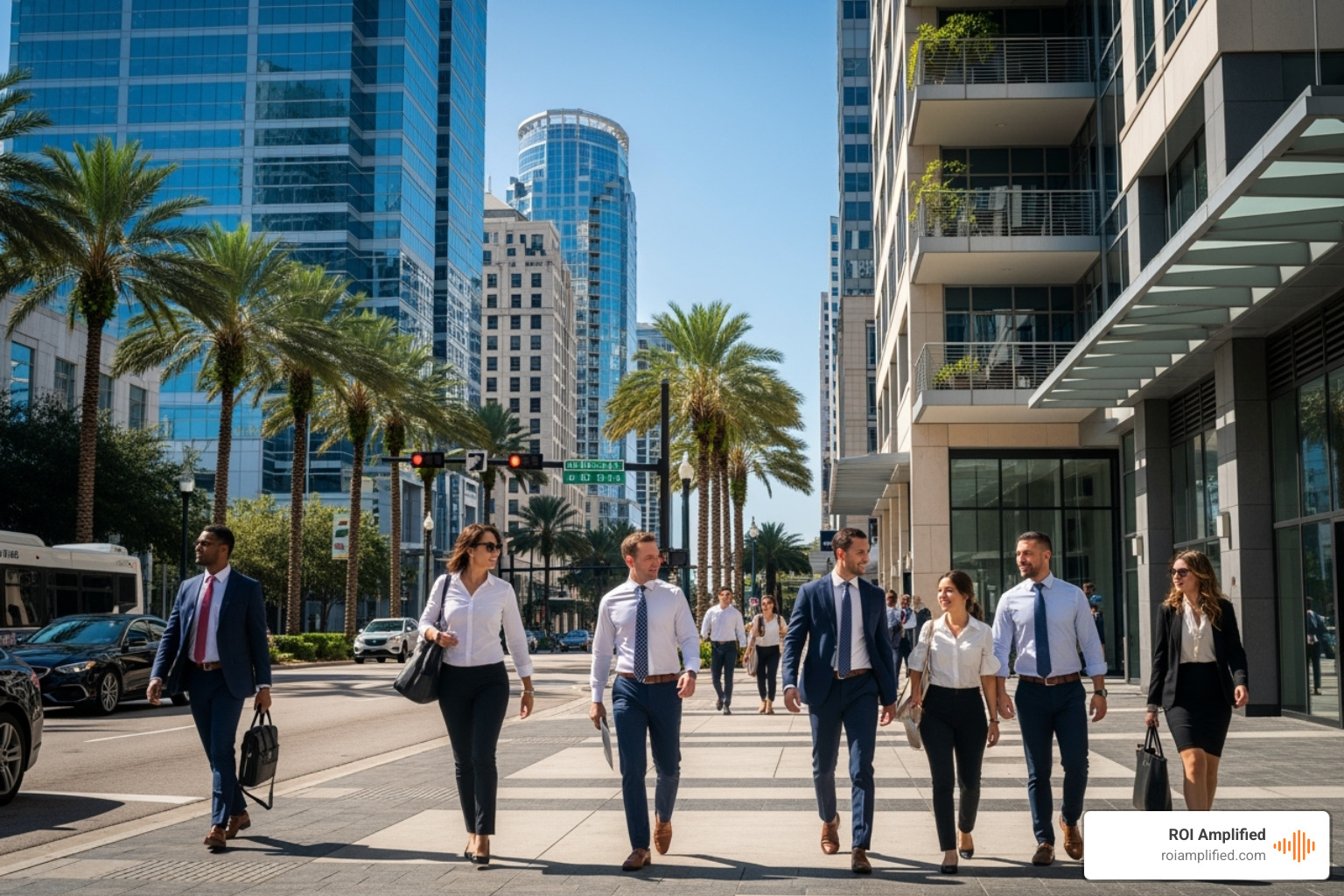 Orlando skyline or a vibrant business district - marketing agency orlando Orlando skyline or a vibrant business district - marketing agency orlando