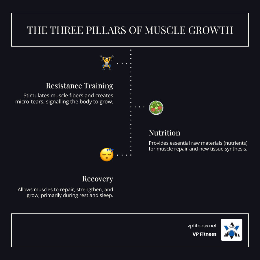Nutrition for Muscle: 3 Pillars for Optimal Growth