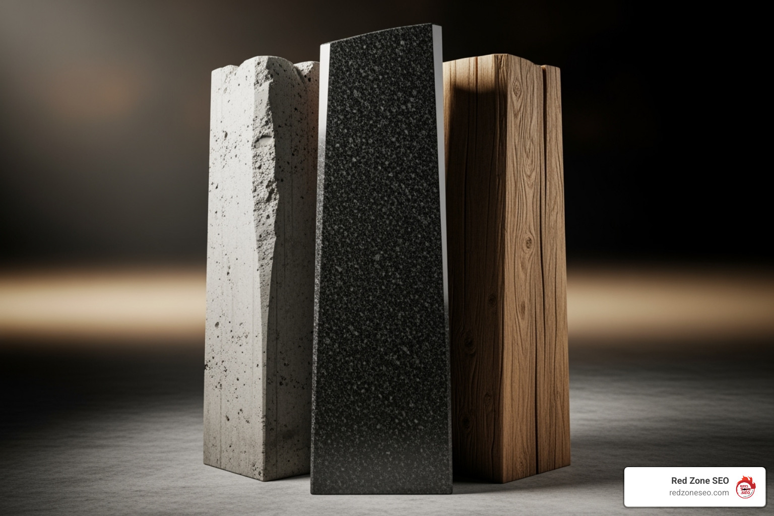 Three pillars labeled Expertise, Evidence, and Experience - Authority building content