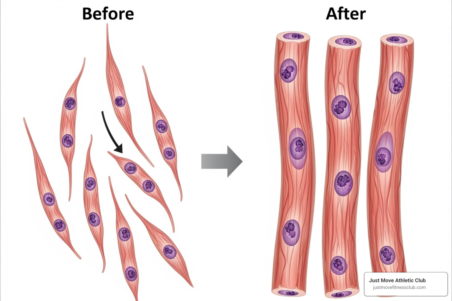 diagram showing muscle fiber hypertrophy - gym muscle growth diagram showing muscle fiber hypertrophy - gym muscle growth