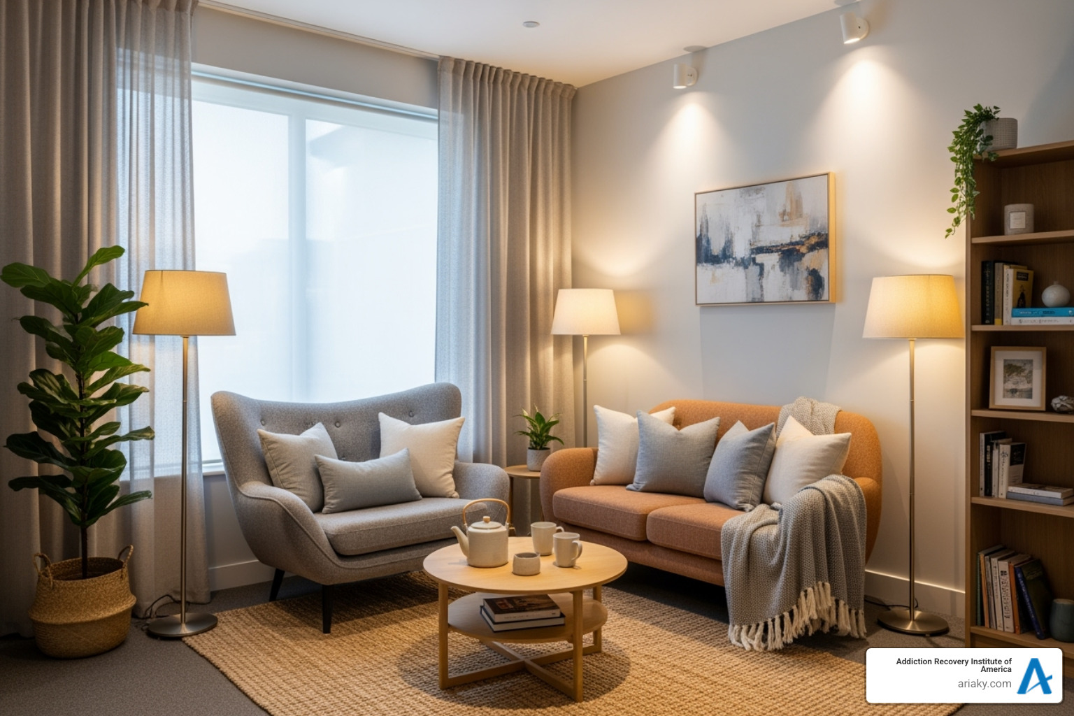 comfortable and modern therapy room - rehab centers in kentucky