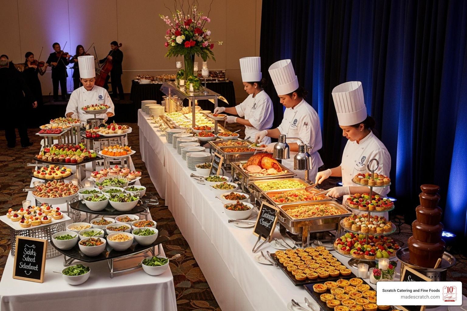 catering team setting up for an event - Catering DFW area catering team setting up for an event - Catering DFW area