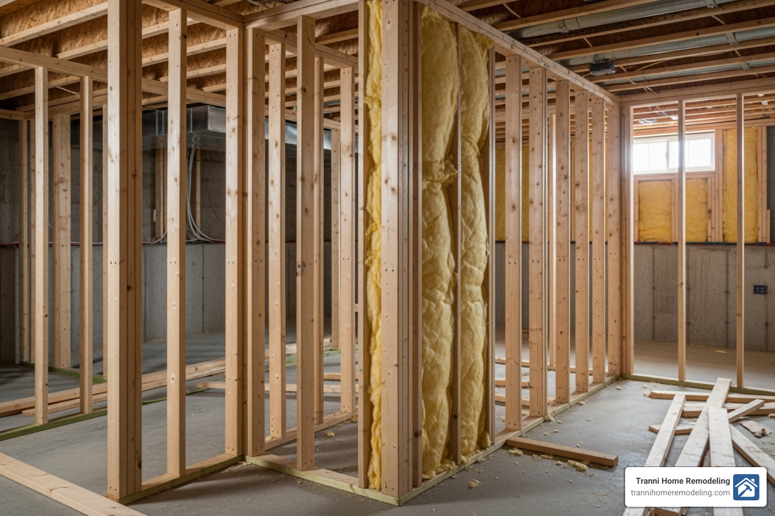 basement framing with insulation - basement drywall installation cost