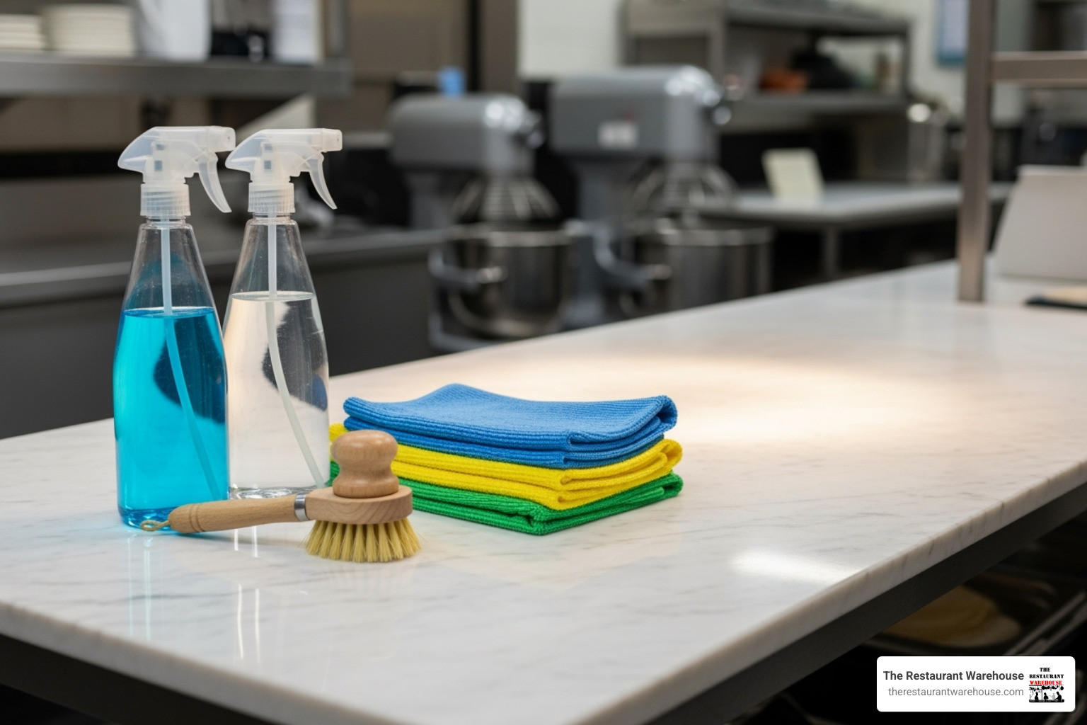 cleaning supplies next to marble prep table - marble top pizza prep table cleaning supplies next to marble prep table - marble top pizza prep table