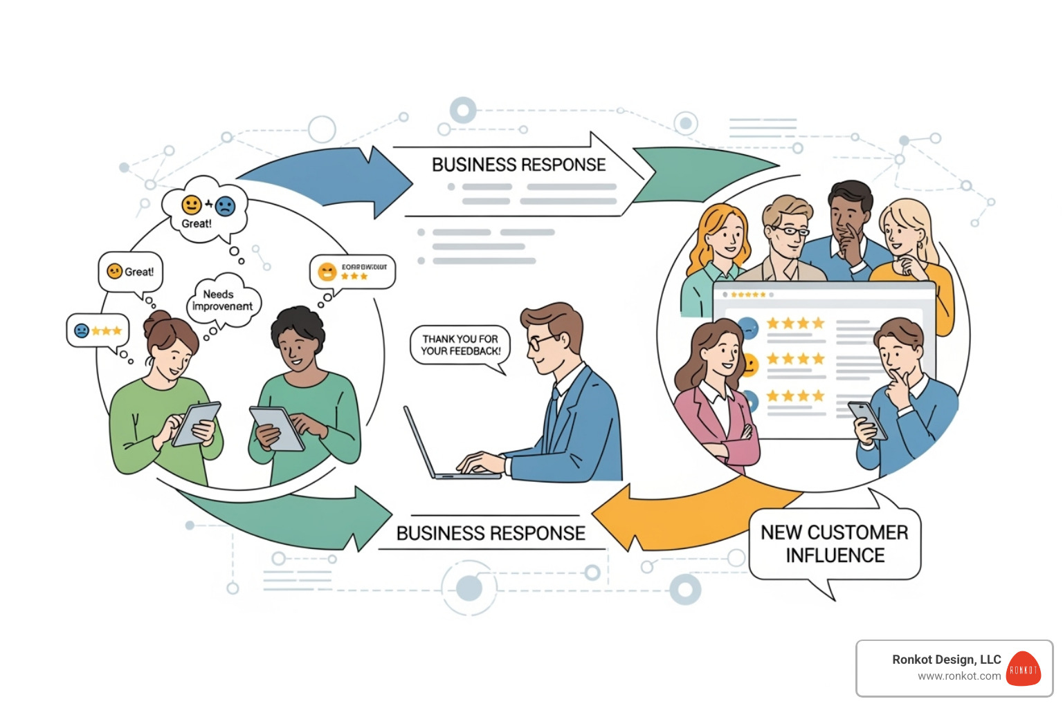 customer review lifecycle infographic - local business review management customer review lifecycle infographic - local business review management