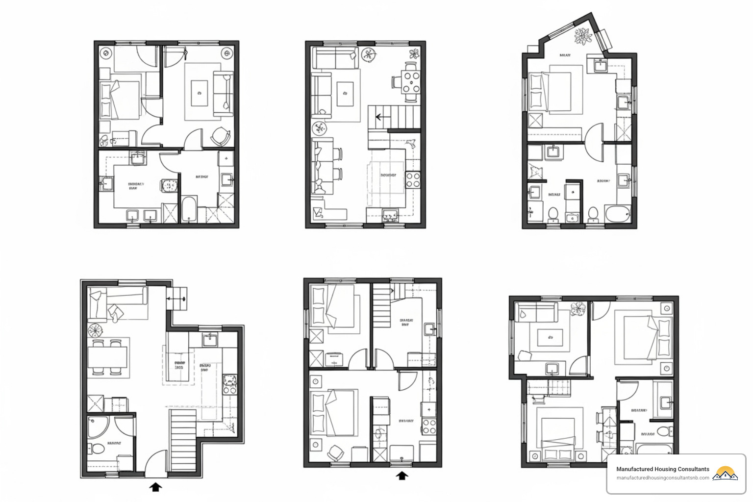 Various tiny home floor plans - Prefab tiny homes Texas