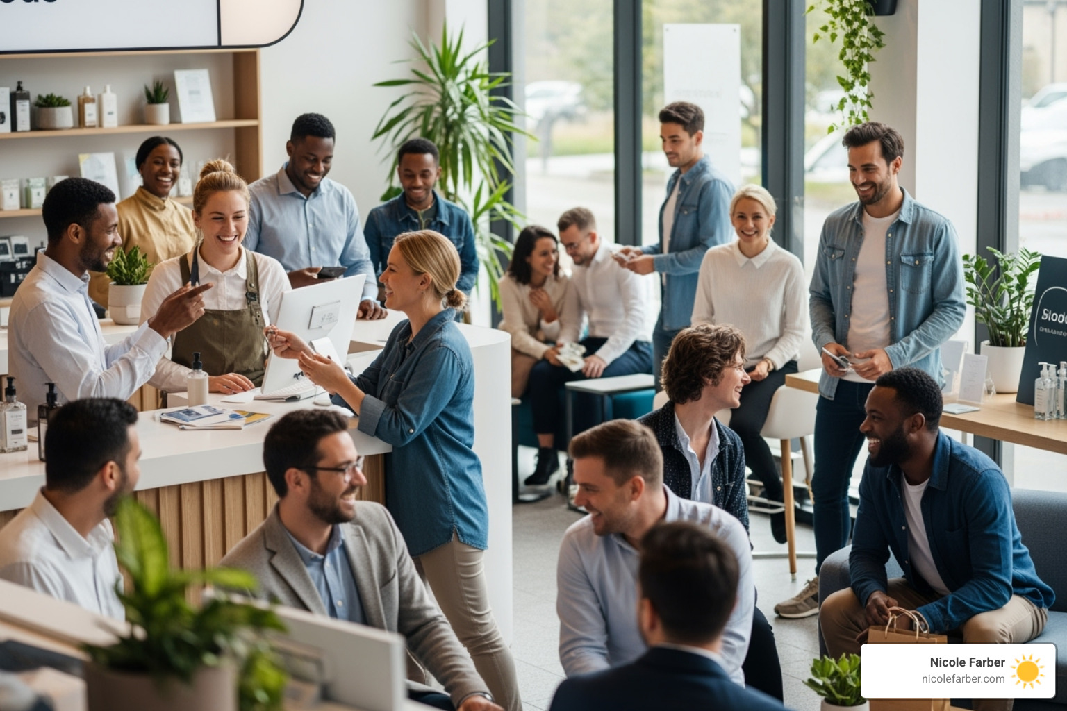 Thriving business with happy employees and satisfied customers - Faith-based business leadership Thriving business with happy employees and satisfied customers - Faith-based business leadership