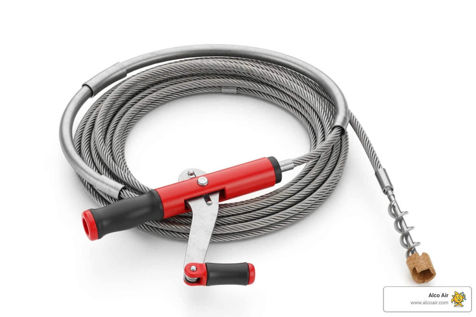 A plumber's snake tool - Hydro jetting drain