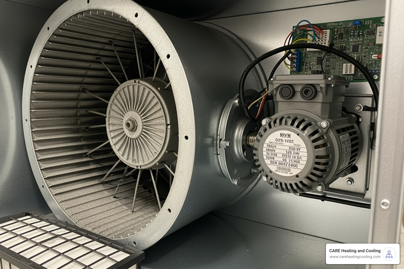 HVAC blower fan assembly - AC freezing up