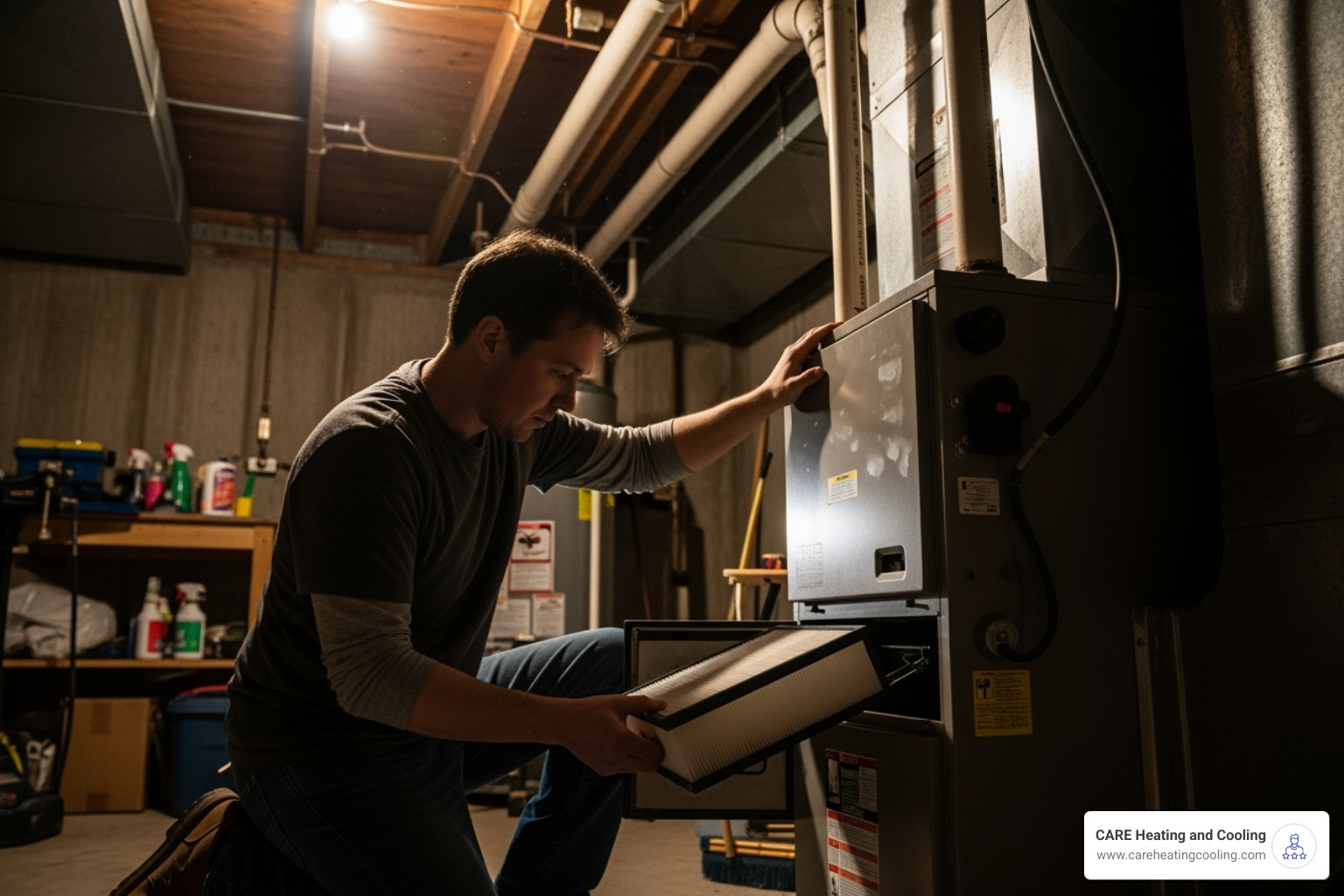 homeowner changing furnace filter - furnace making loud noise homeowner changing furnace filter - furnace making loud noise