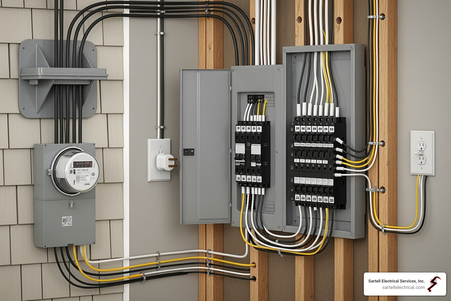 Standard residential electrical wiring: Crucial 2025 Guide, image size:1536x1024
