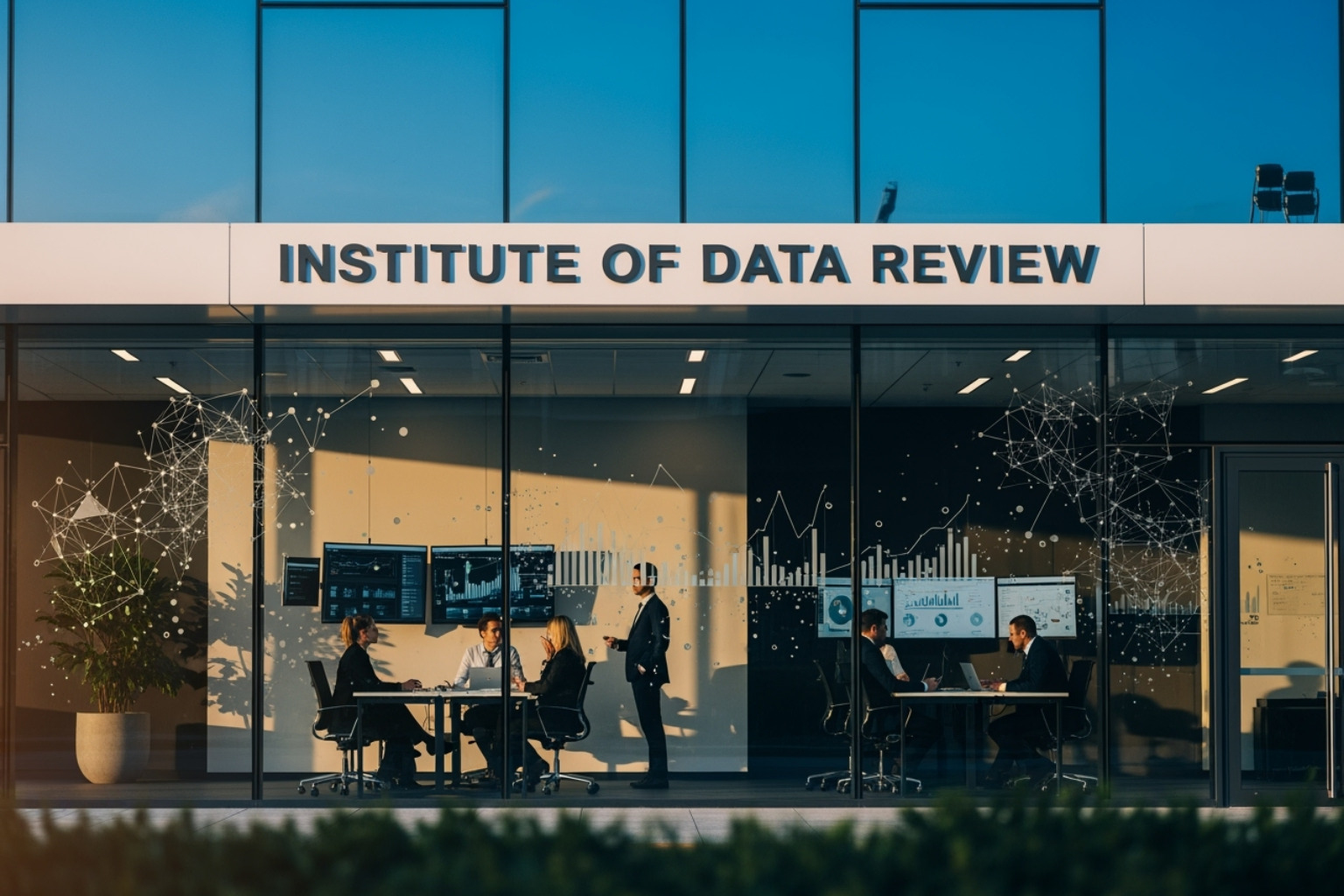 The Institute of Data's online learning portal on a laptop screen - institute of data review