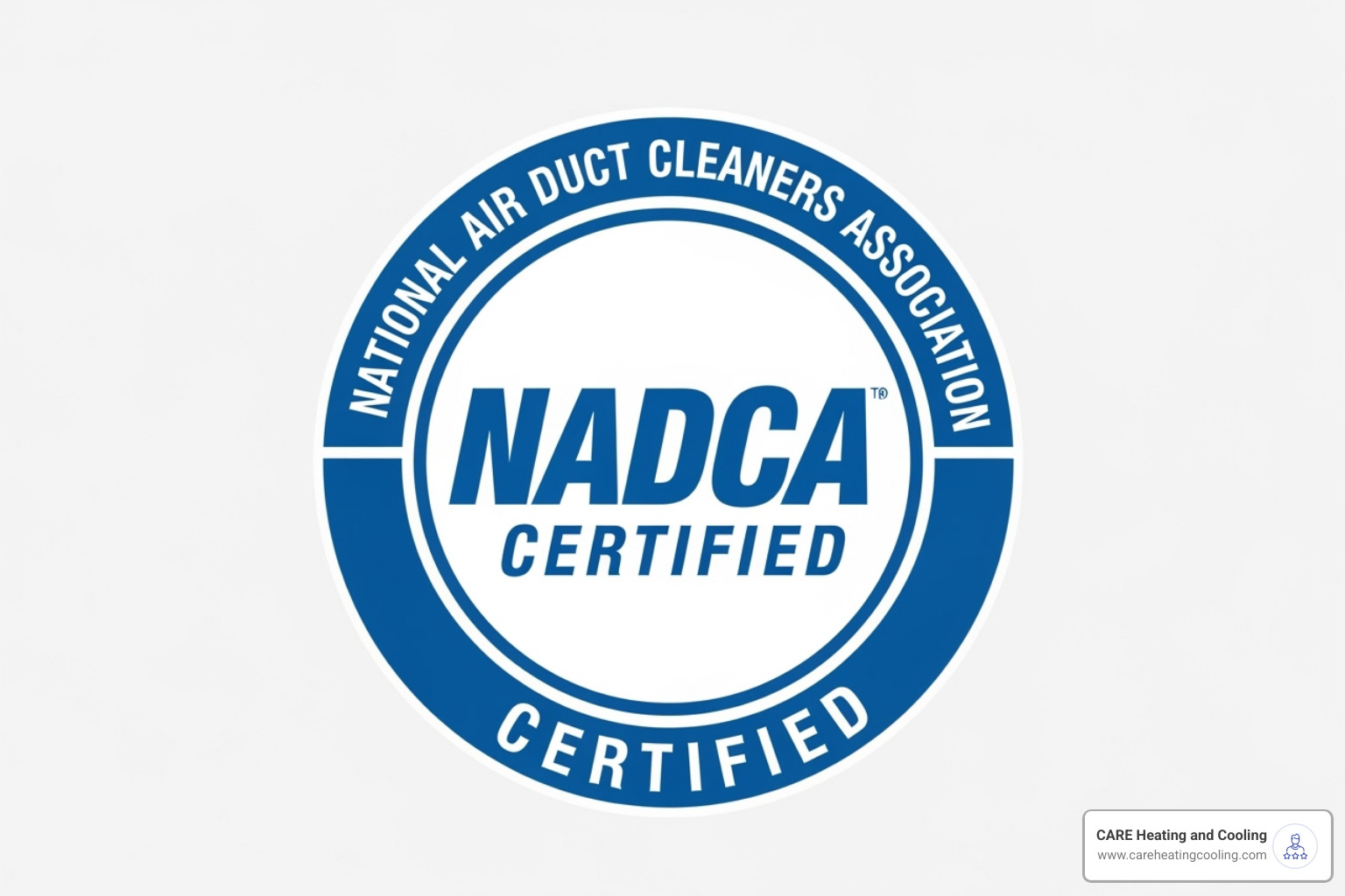 Image of the NADCA certification logo - commercial duct cleaning near me