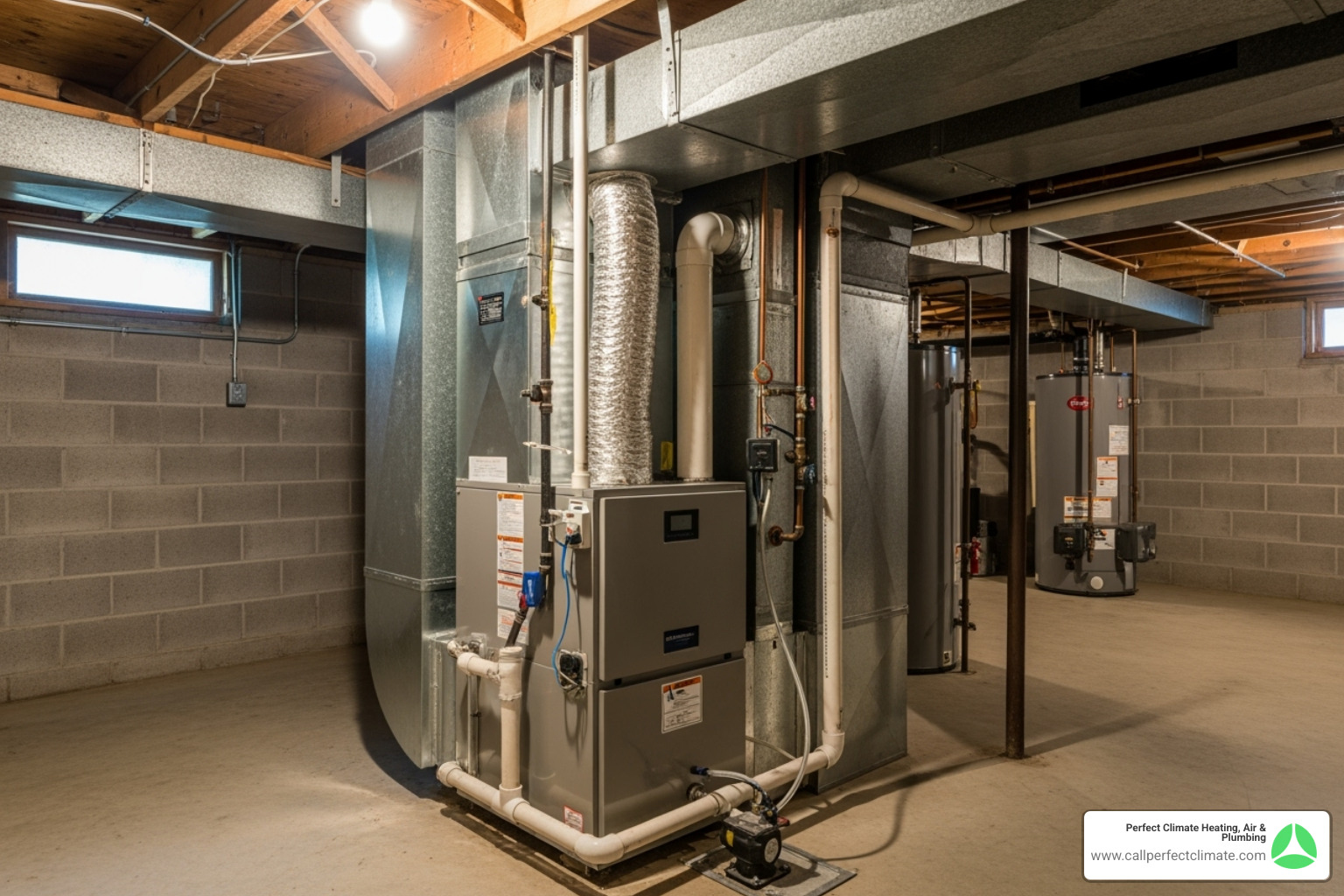 Whole-home dehumidifier unit connected to an HVAC system - Indoor humidity control
