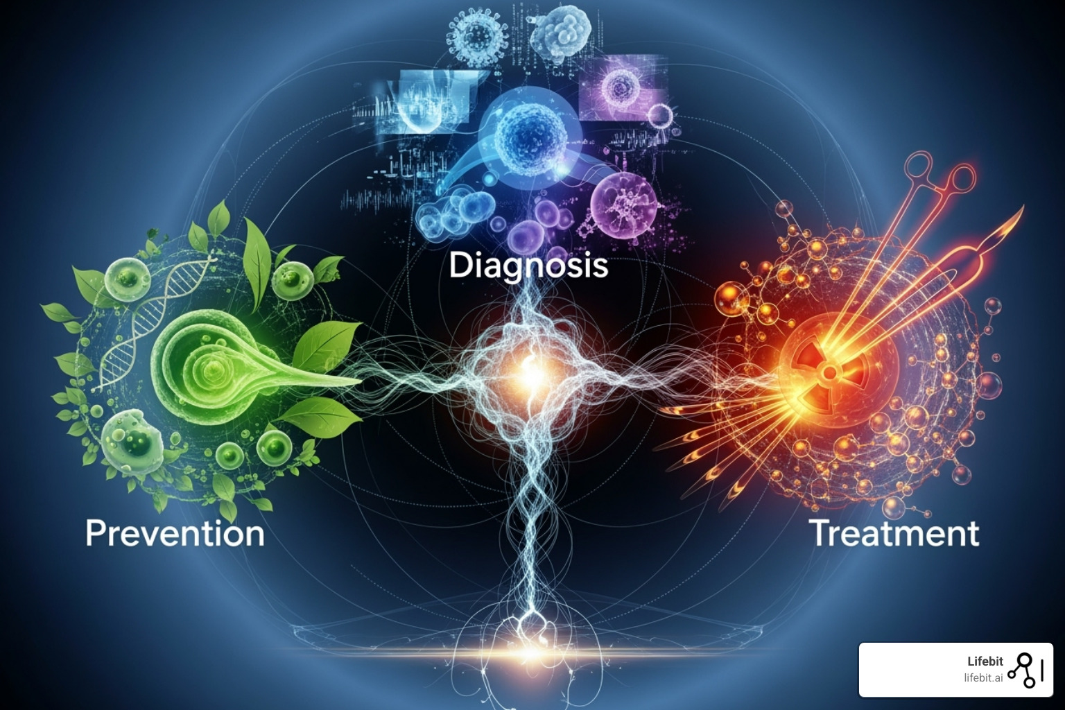 interconnected fields of oncology, from prevention to diagnosis and treatment - clinical cancer research