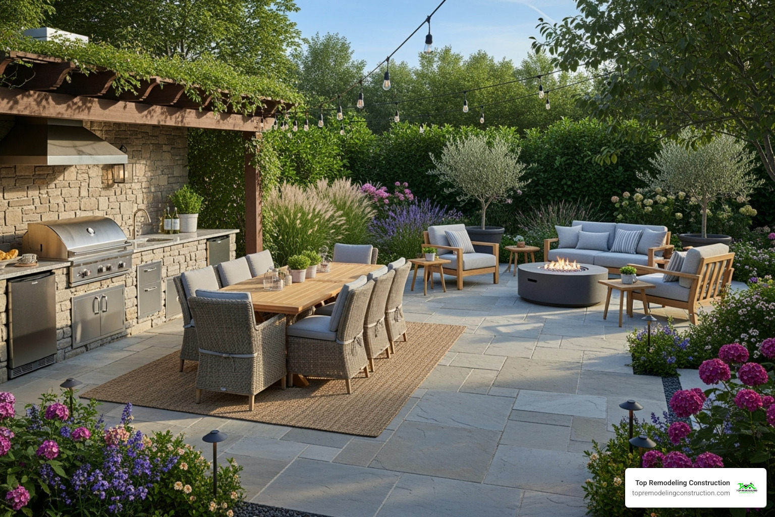beautifully designed patio with multiple functional zones - patio remodeling ideas beautifully designed patio with multiple functional zones - patio remodeling ideas