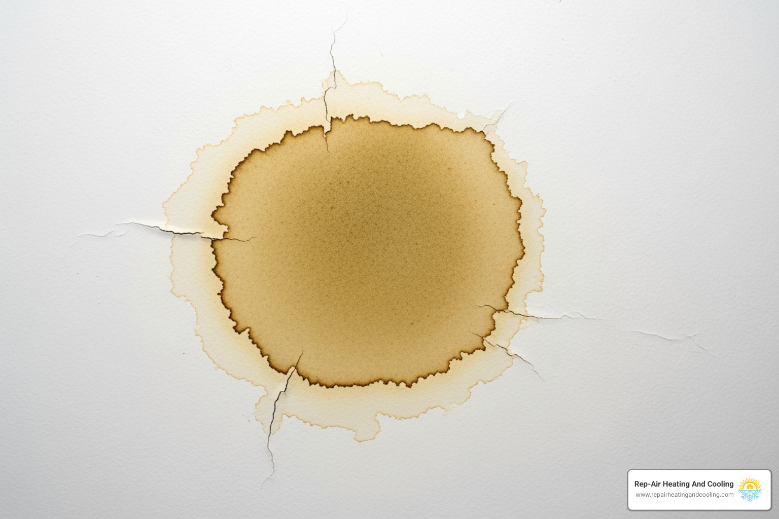 Water stain on a ceiling - Preventative maintenance plumbing