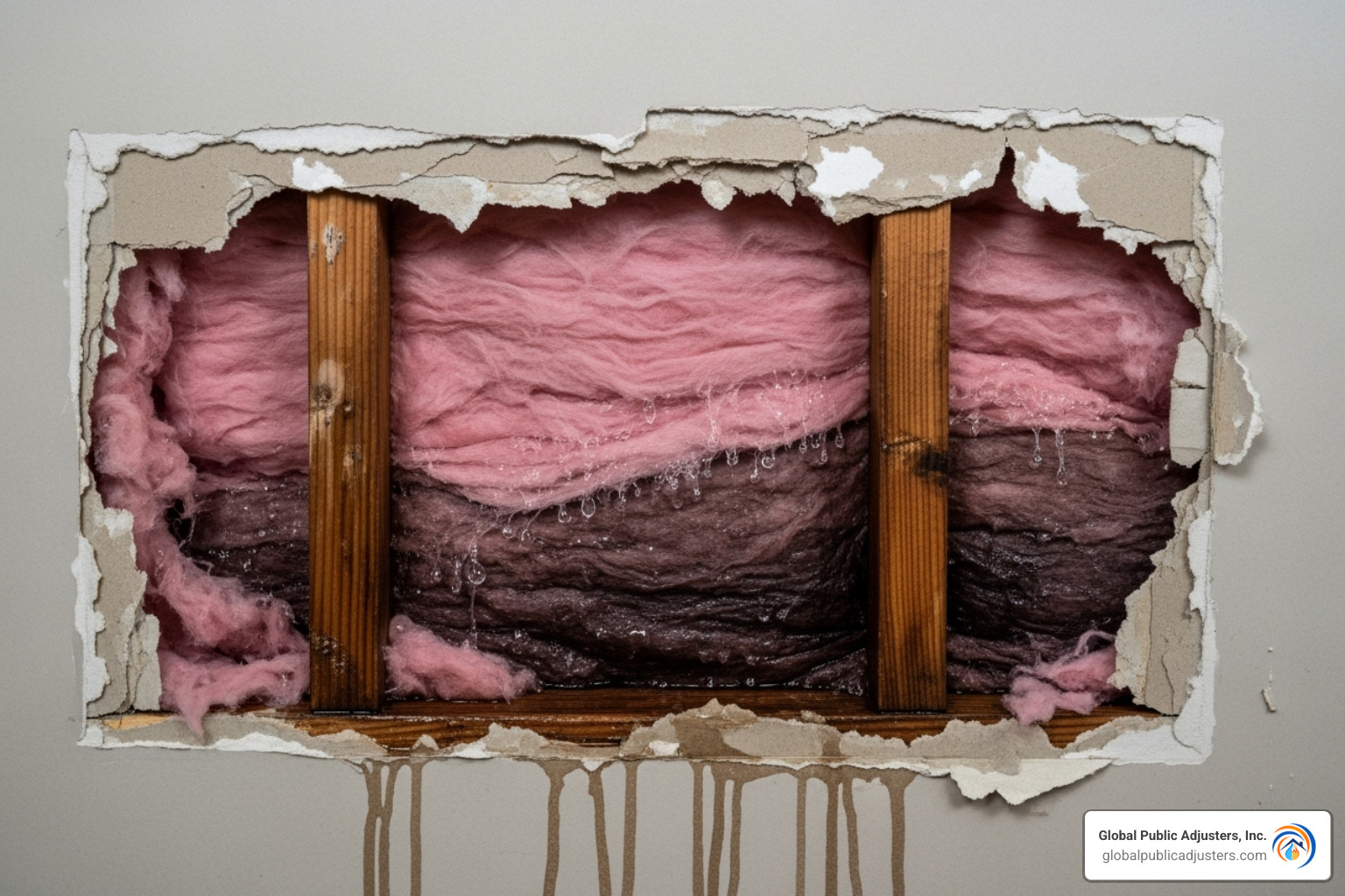 cut away drywall - Drywall water damage