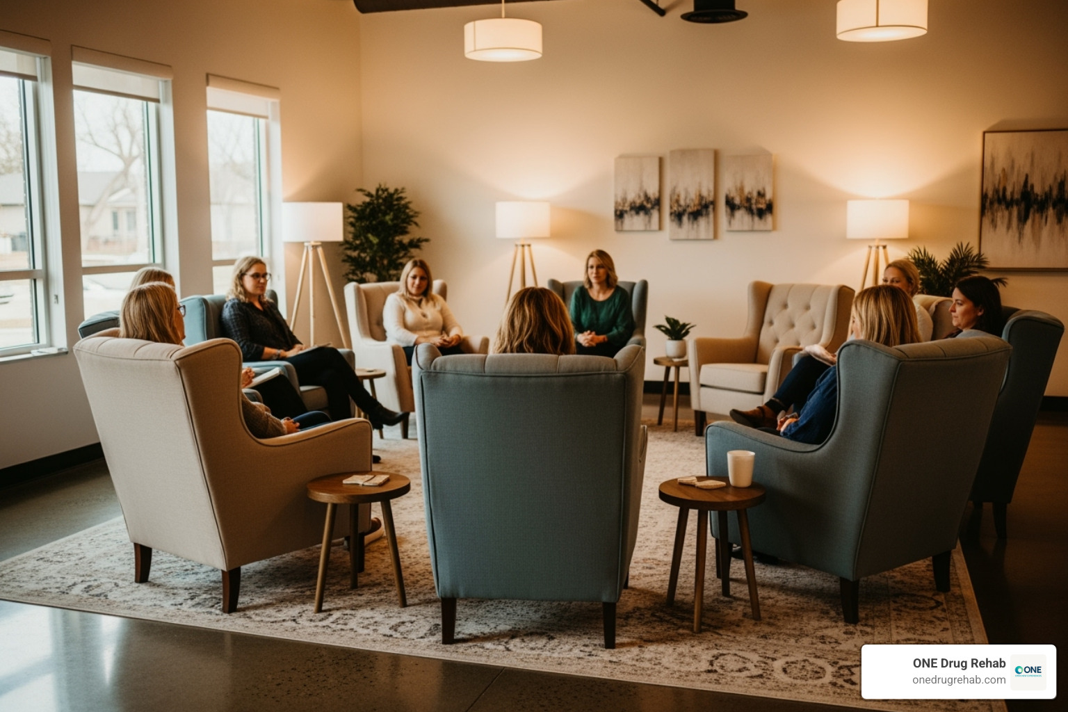 a welcoming, modern therapy group setting - intensive outpatient rehab programs near me a welcoming, modern therapy group setting - intensive outpatient rehab programs near me